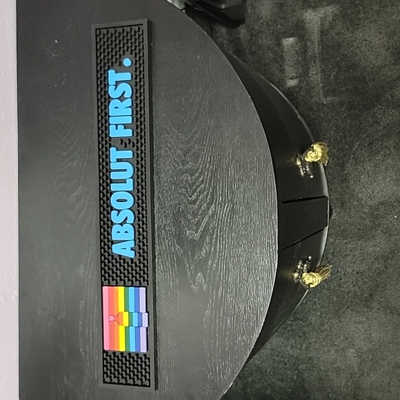 Absolut Other - ABSOLUT VODKA Rainbow Pride Flag Bar Spill Rail Mat LGBTQIA+ Absolut First